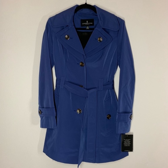 Coats | London Fog Blue Jacket | Poshmark